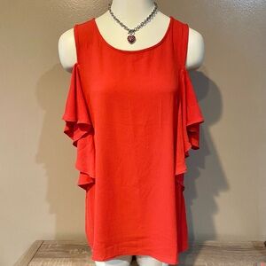 Bobeau Cold Shoulder Top